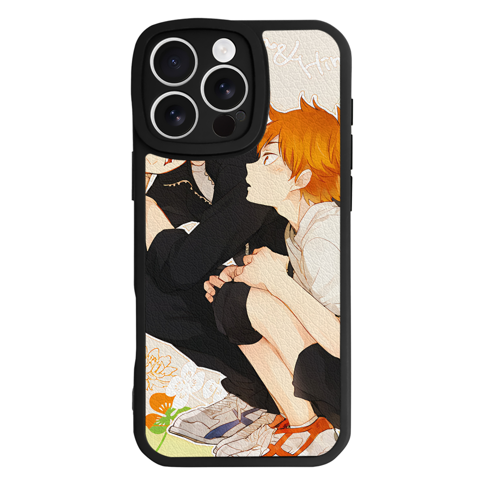 （画像用） ハイキュー!! Haikyu!! 【iPhone 16シリーズ対応】シリコンスマホケース（レザー調） 材質：シリコン